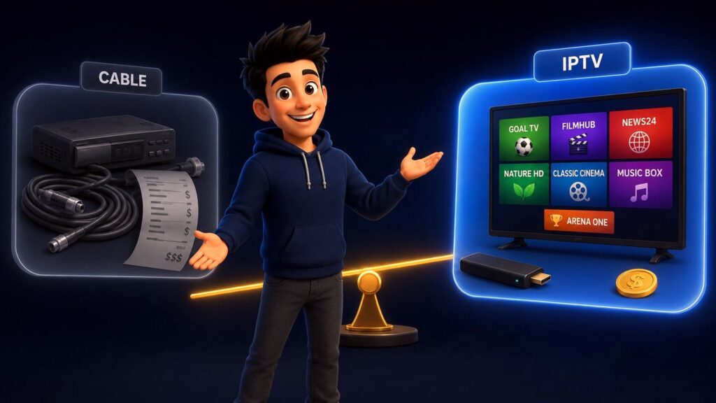IPTV vs Cable TV in 2026: The Honest Cost Breakdown (And Who Should Actually Switch)