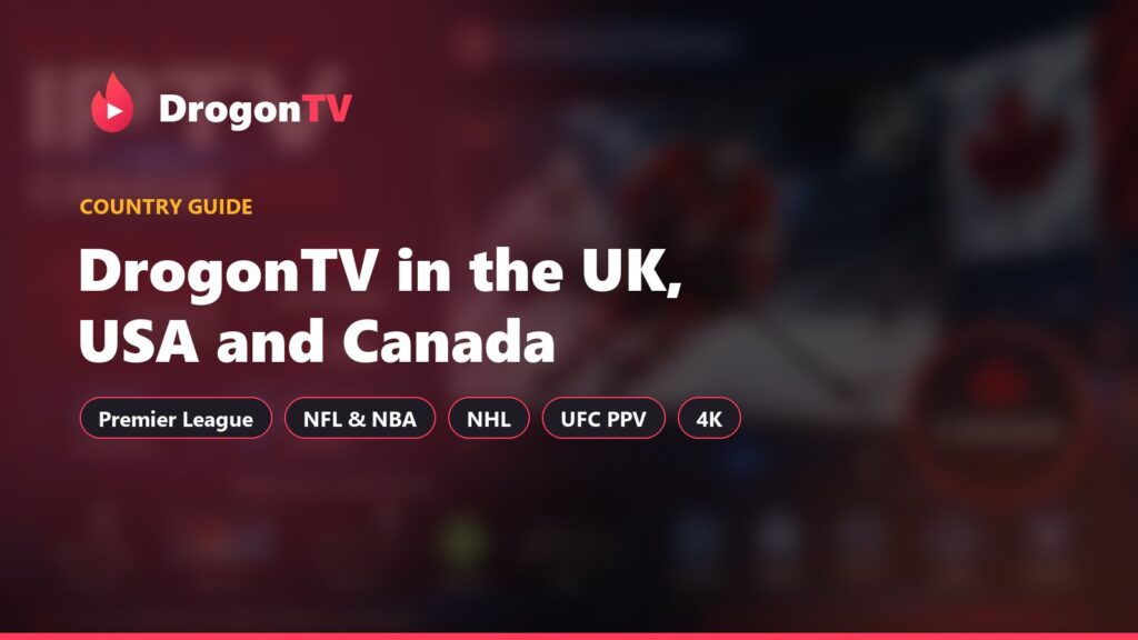 DrogonTV in the UK, USA and Canada: Sport, Speeds and Setup by Country